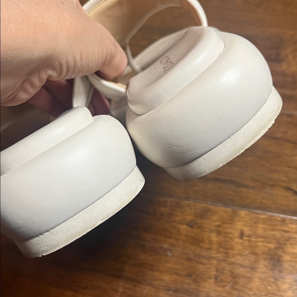 Coach Sylvie Sandal, Off-White, size 6 - Picture 7 of 10
